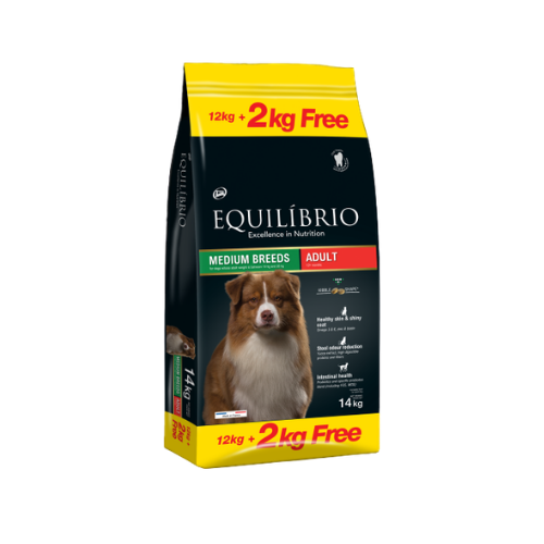 EQUILIBRIO ADULT MEDIUM BREED 14KG