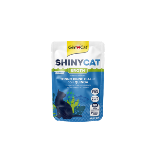 Gimcat Shinycat Broth Tuna & Quinoa 70g
