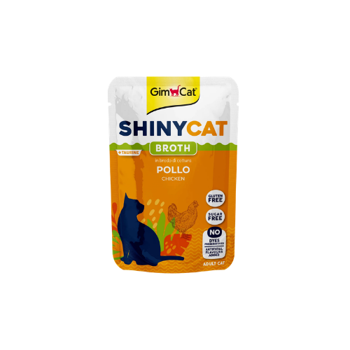 Gimcat Shinycat Broth Chicken 70g