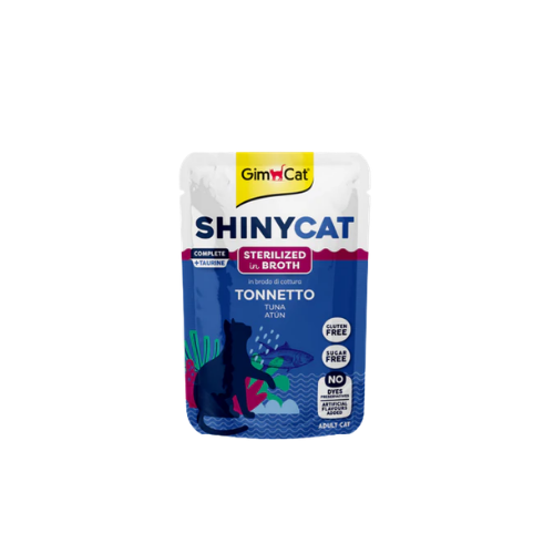 Gimcat Shinycat Broth Tuna Sterilized 70g