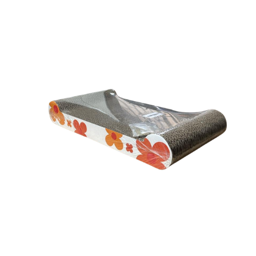 FLOWER SCRATCHING BOARD 45X22X7CM