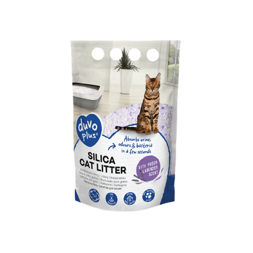 DUVO PLUS SILICA CAT LITTER LAVENDER 5L