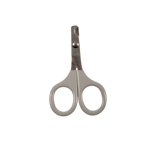 DUVO PLUS NAIL SCISSOR CURVED GREY