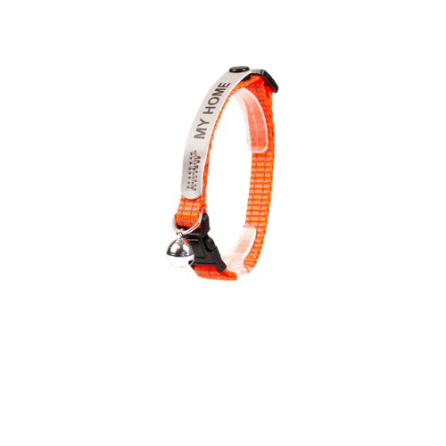 DUVO PLUS CAT COLLAR FLUO REFLECTIVE ADRESSE# 10MM*20-30CM