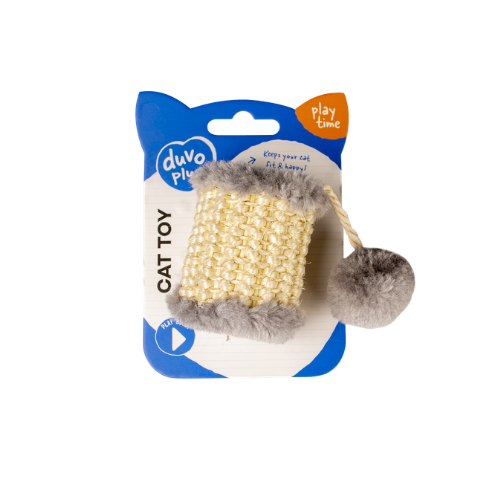 DUVO PLUS SISAL BARREL WITH BALL 13X5CM