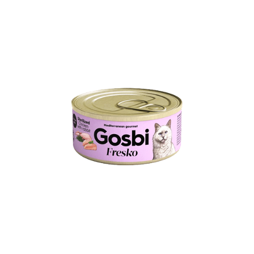 Gosbi Fresko Cat Sterilized Chicken With Rabbit 70g