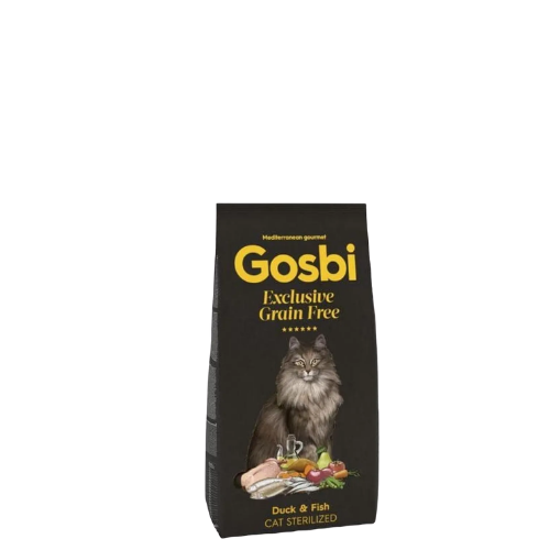 Gosbi Exclusive Cat Grain Free Duck & Fish Sterilised 400g