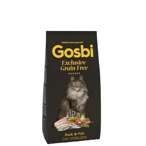 Gosbi Exclusive Cat Grain Free Duck & Fish Sterilised 2 kg