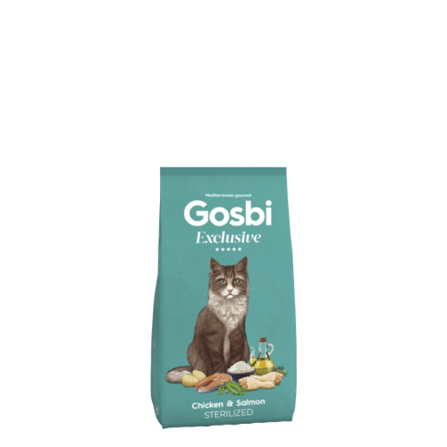 Gosbi Exclusive Cat Chicken & Salmon Sterilized 400g
