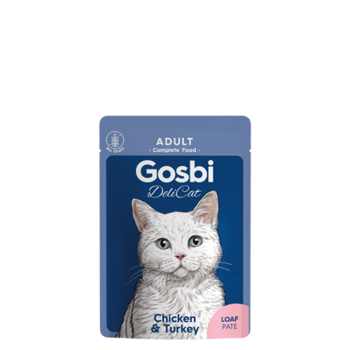 Gosbi Delicat Adult Chicken & Turkey Loaf 70g