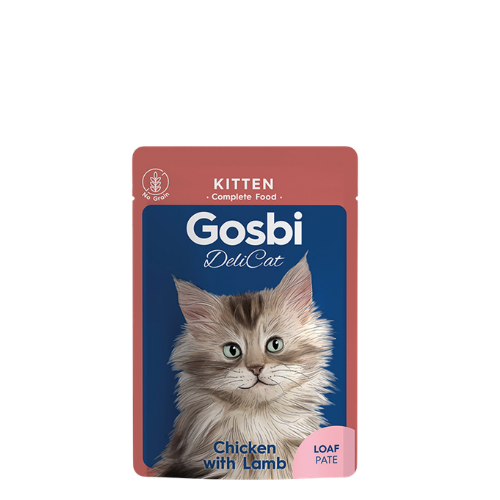 Gosbi Delicat Kitten Chicken & Lamb  Loaf 70g