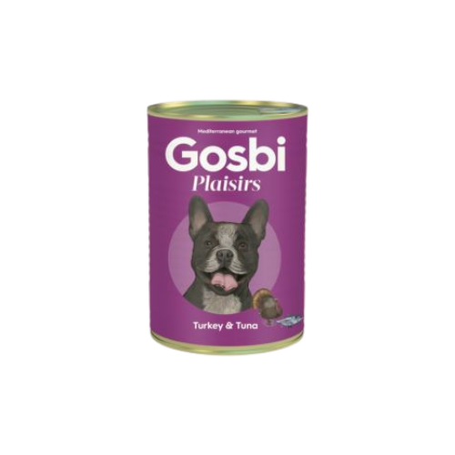 Gosbi Plaisirs Dog Turkey With Tuna 400g