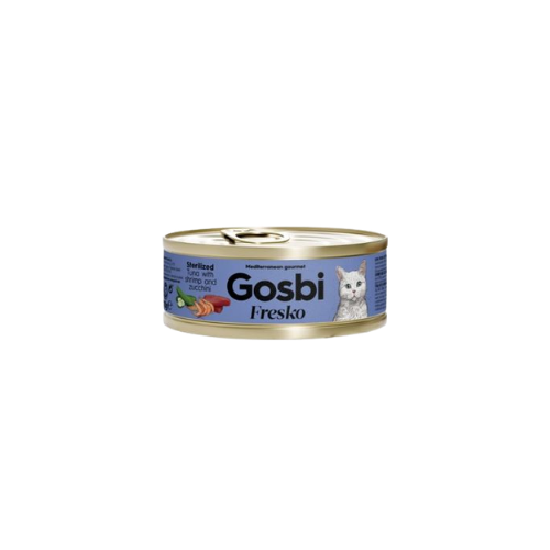 Gosbi Fresko Cat Tuna With Shrimp & Zucchini Sterilized 70g