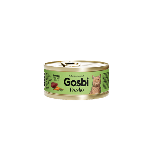 Gosbi Fresko Cat Sterilisied Tuna With Carrot Sterilized 70g