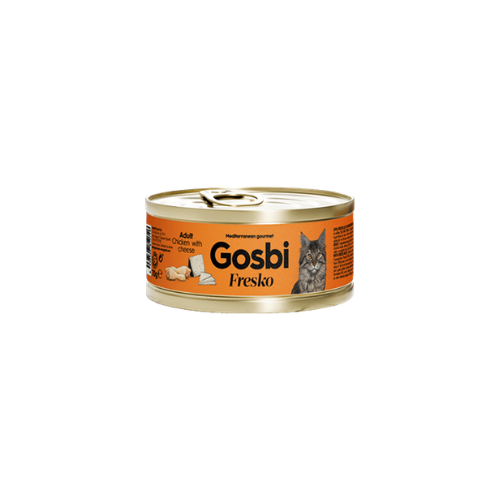 Gosbi Fresko Cat Adult Chicken With Cheese 70g