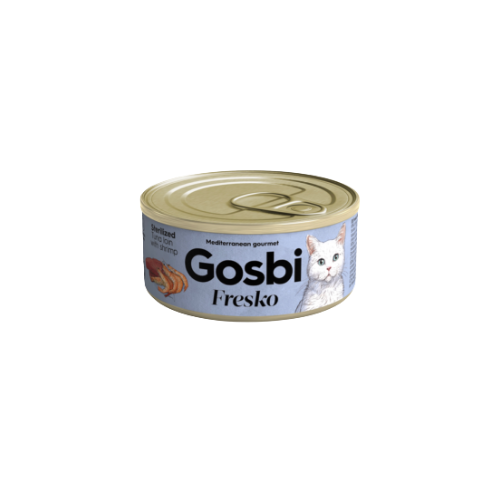 Gosbi Fresko Cat Sterilized Tuna Loin With Shrimps 70 g