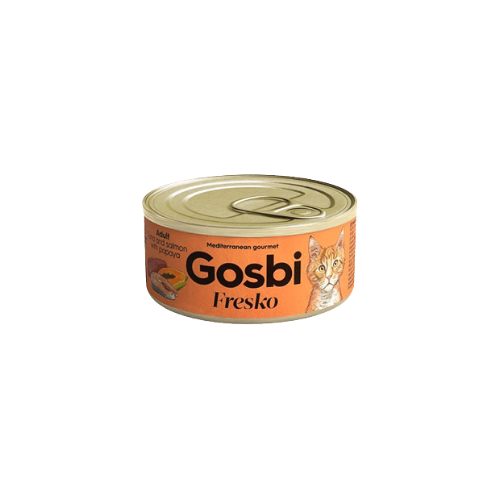 Gosbi Fresko Cat Adult Tuna With Salmon & Papaya 70g