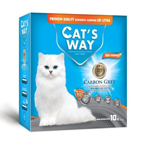 CATS WAY BOX CABON GREY 10L