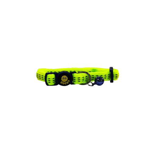 Doco Furball Breakaway Puffy Collar Yellow
