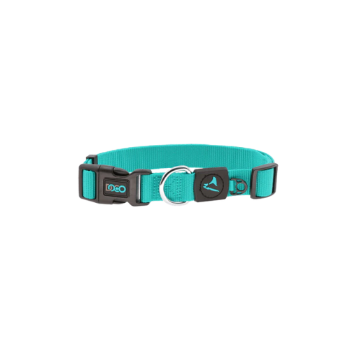 Doco Signature Nylon Collar Turquoise M