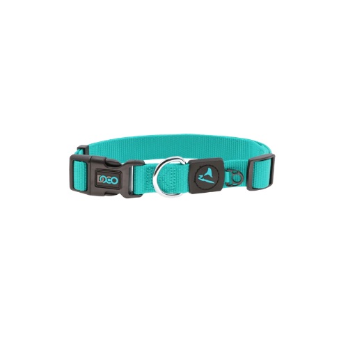 Doco Signature Nylon Collar Turquoise L