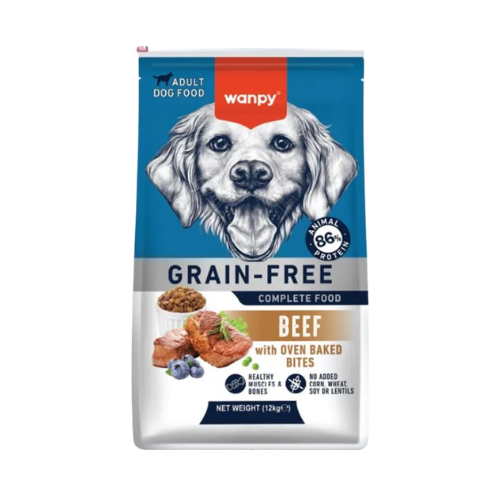 WANPY GRAIN FREE ADULT DOG BEEF 12KG