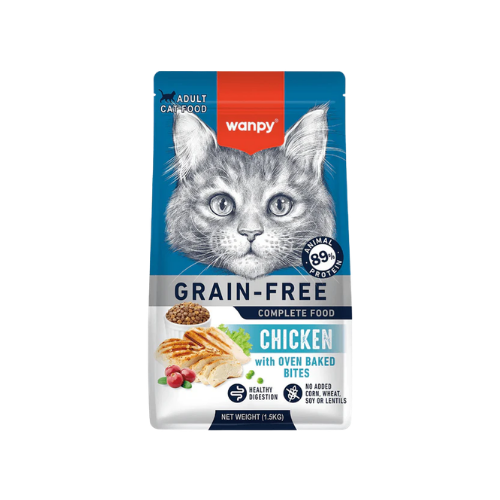 WANPY GRAIN FREE ADULT CAT CHICKEN 1.5KG