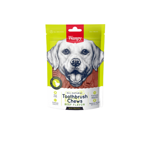 Wanpy Dog Toothbrush Chews (Beef Flavor) 100g