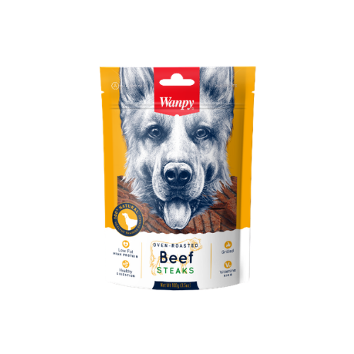 Wanpy Dog Grilled Beef Steak 100g