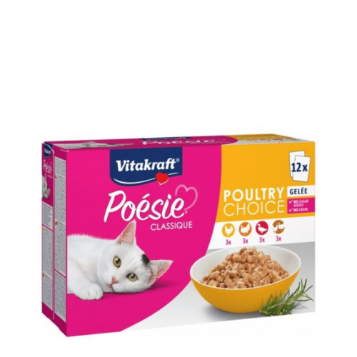 VITAKRAFT POESIE CLASSIQUE POULTRY CHOICE 12X85G