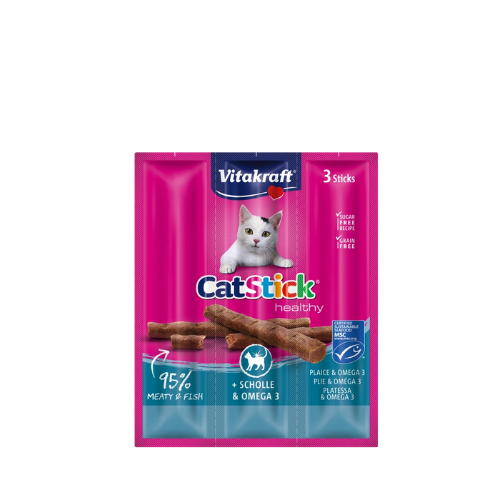 VITAKRAFT CAT STICK PLAICE & OMRGA3 18G