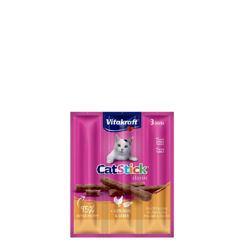 VITAKRAFT CAT STICK MINI POULTRY & LIVER 18G
