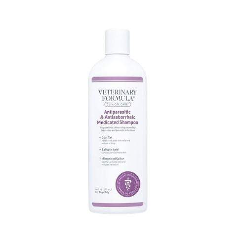 Veterinary Formula Clinical Care Antiparasitic & Antiseborrheic Medicated Shampoo 473mL