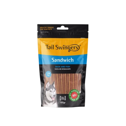 Tail Swingers Sandwich Duck And Fish - 100G