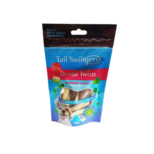 Tail Swingers Milk Twisters Barbeque Flavor For Small Dogs - 130G