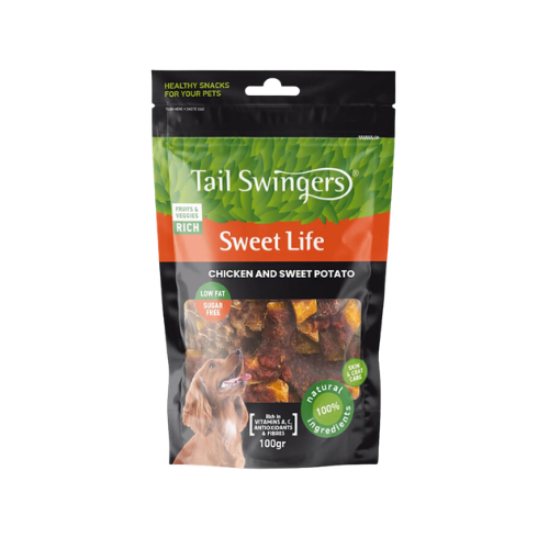 Tail Swingers Sweet Life Chicken And Sweet Potato Dog Treat - 100G