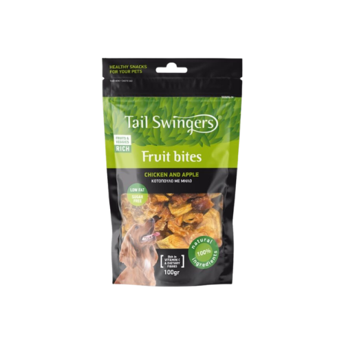 Tail Swingers Fruit Bites Chicken and Apple - 100G