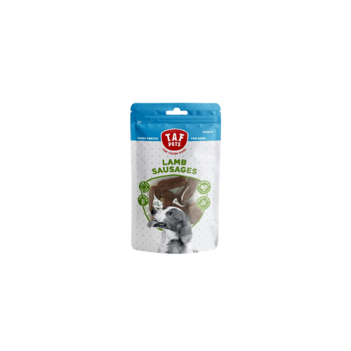 T.A.F Pets Fresh Dog Treats Lamb Sausages 75G