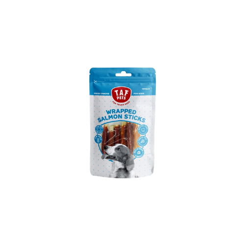 T.A.F Pets Fresh Dog Treats Gnaw Salmon Sticks 75G