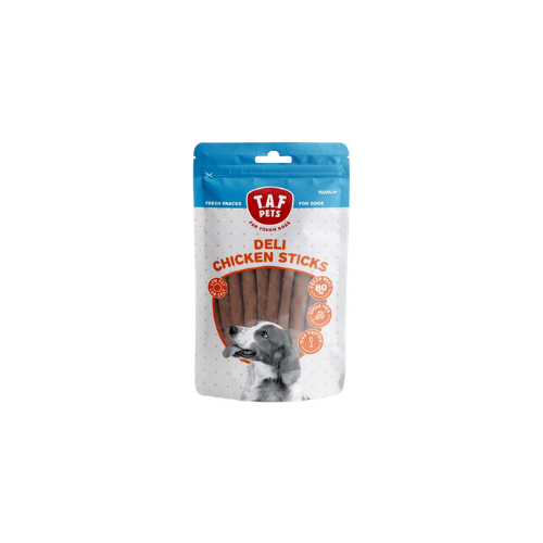 T.A.F Pets Fresh Dog Treats Deli Chicken Sticks 75G