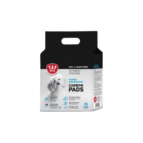 T.A.F Pets Carbon Pads - 15 Pad (60x60cm)