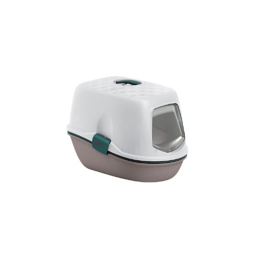 Furba Chic White/Light Dove Grey - 58.5 x 39.4 x 42.7Cm