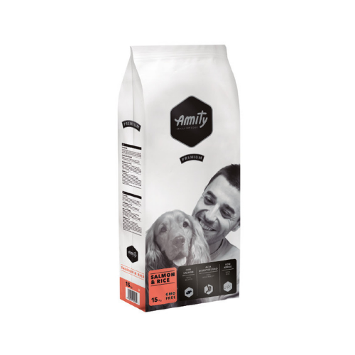 AMITY Premium Salmon And Rice Dog Food - 15Kg