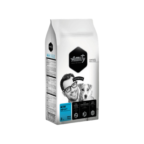 AMITY Premium Mini Adult Salmon & Tuna Dog Food - 2Kg
