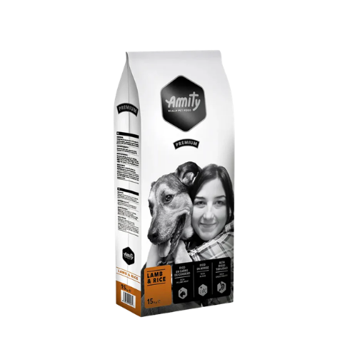 AMITY Premium Lamb And Rice Dog Food - 15Kg