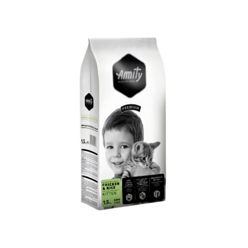AMITY Premium Chicken & Rice Kitten Food - 1.5Kg