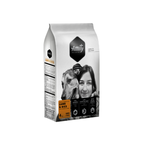 AMITY Premium Lamb & Rice Dog Food - 4Kg