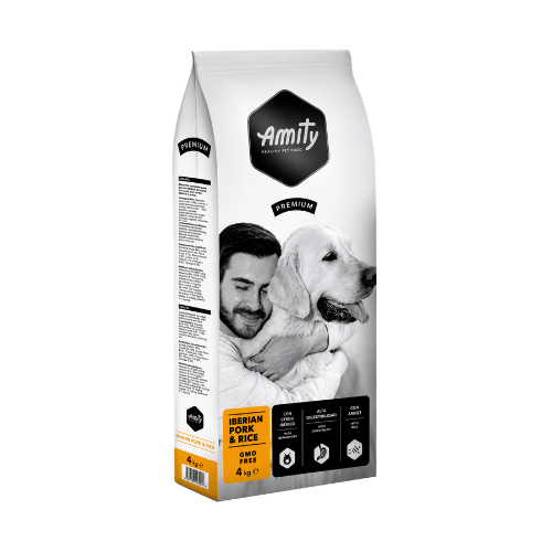 AMITY Premium Pork & Rice IBERIAN Dog Food - 4Kg