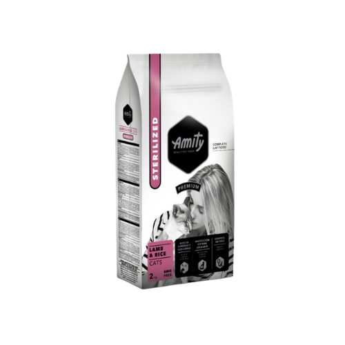 AMITY Premium Lamb & Rice Sterilized Cat Food - 2Kg