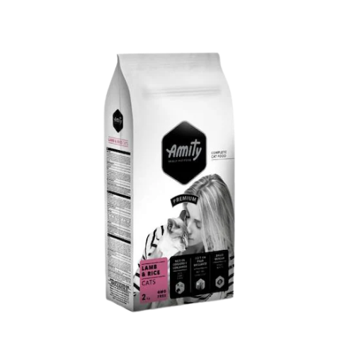 AMITY Premium Lamb & Rice Cat Food - 2Kg